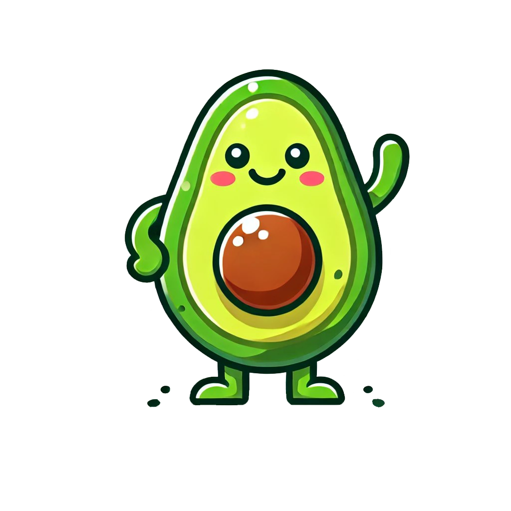 Aguacatito feliz